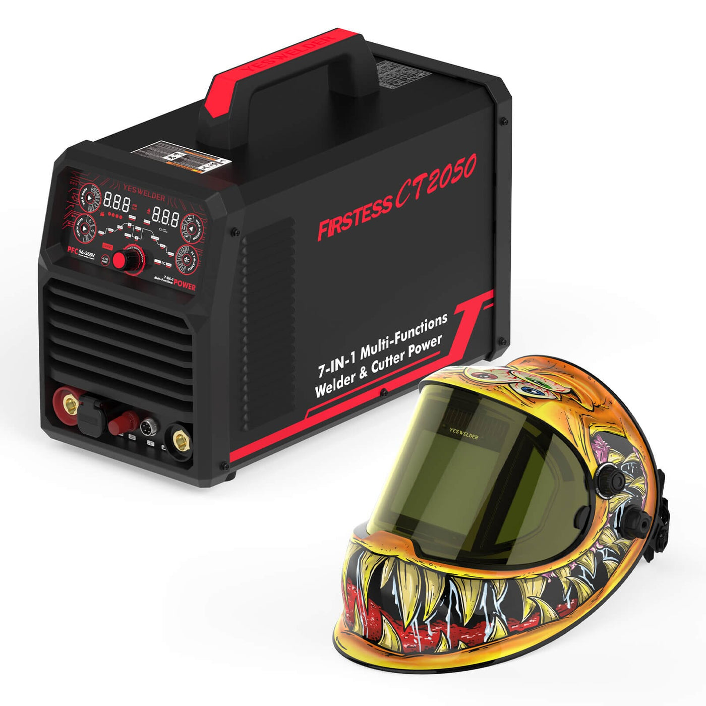 CT2050  welder& cutter and Q800D-YM helmet bundle