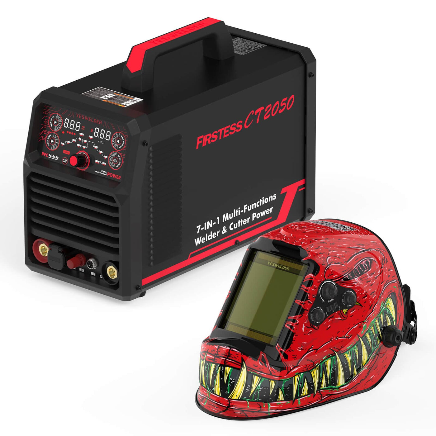 LYG-M800H-RH Welding Helmet + CT2050 Welder & Cutter