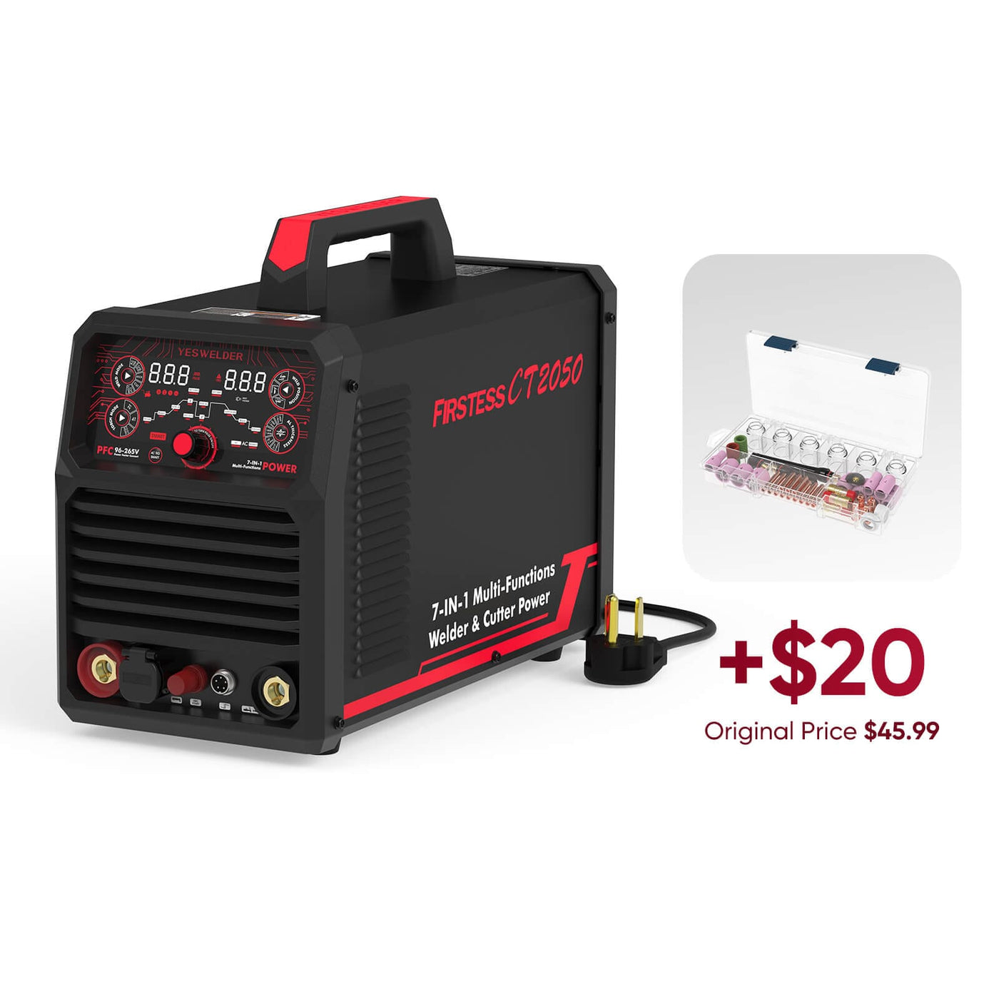 CT2050 Powerful 7-in-1 Welder & Cutter  +tig kits