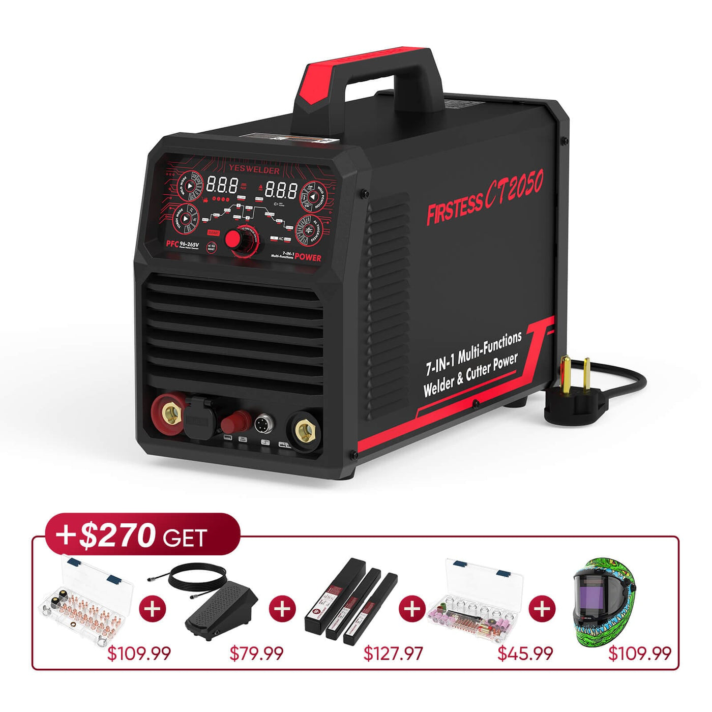 CT2050 Powerful 7-in-1 Welder & Cutter +promo bundles