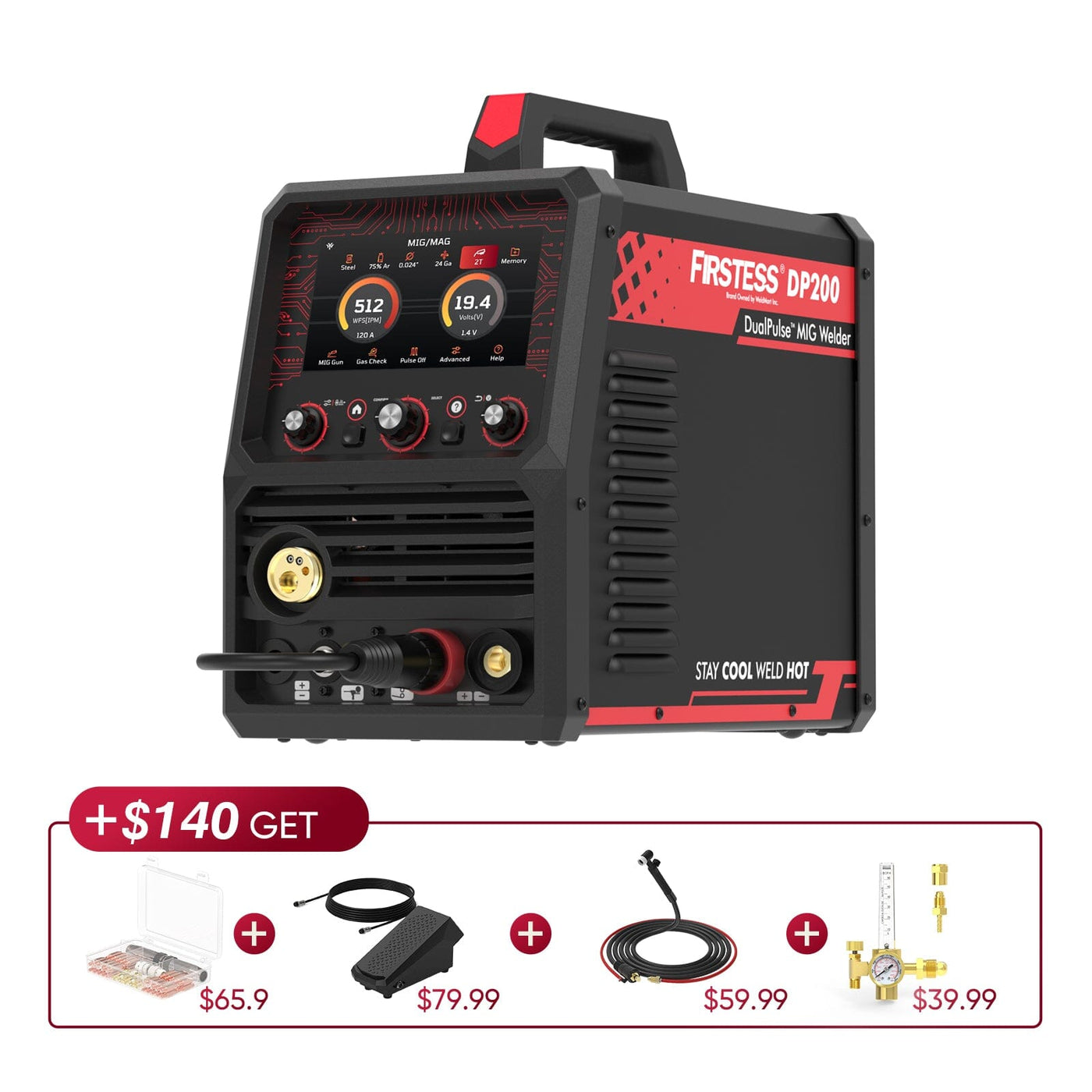 DP200 Welder +combo