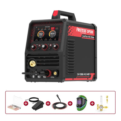 Firstess DP200 Multi-Process DualPulse™ MIG Welder Hardware > Tools > Welders & Plasma Cutters YesWelder Welder + Promo Bundle 