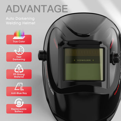 Auto-Darkening Welding Helmet