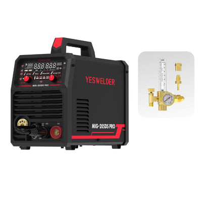 MIG-205DS-Pro Multi-Process MIG Aluminum Welder Hardware > Tools > Welders & Plasma Cutters YesWelder Welder+Regulator 