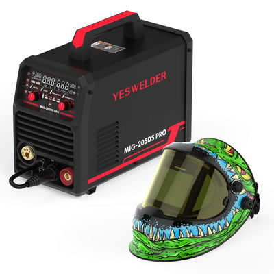 MIG-205DS_PRO welder -Q800D-ME helmet