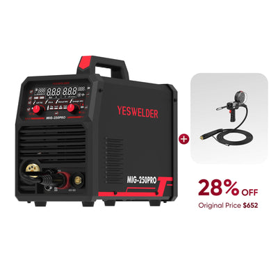MIG-250PRO-DG welder +spool gun