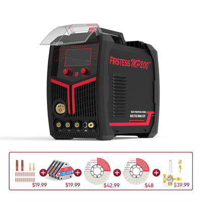 FIRSTESS MP200 5-in-1 Welder & Cutter Hardware > Tools > Welders & Plasma Cutters YesWelder Welder+Promo Bundle 