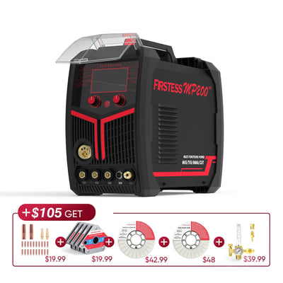 FIRSTESS MP200 5-in-1 Welder & Cutter Hardware > Tools > Welders & Plasma Cutters YesWelder Welder+Promo Bundle ｜ Only $775 (Save $262) 