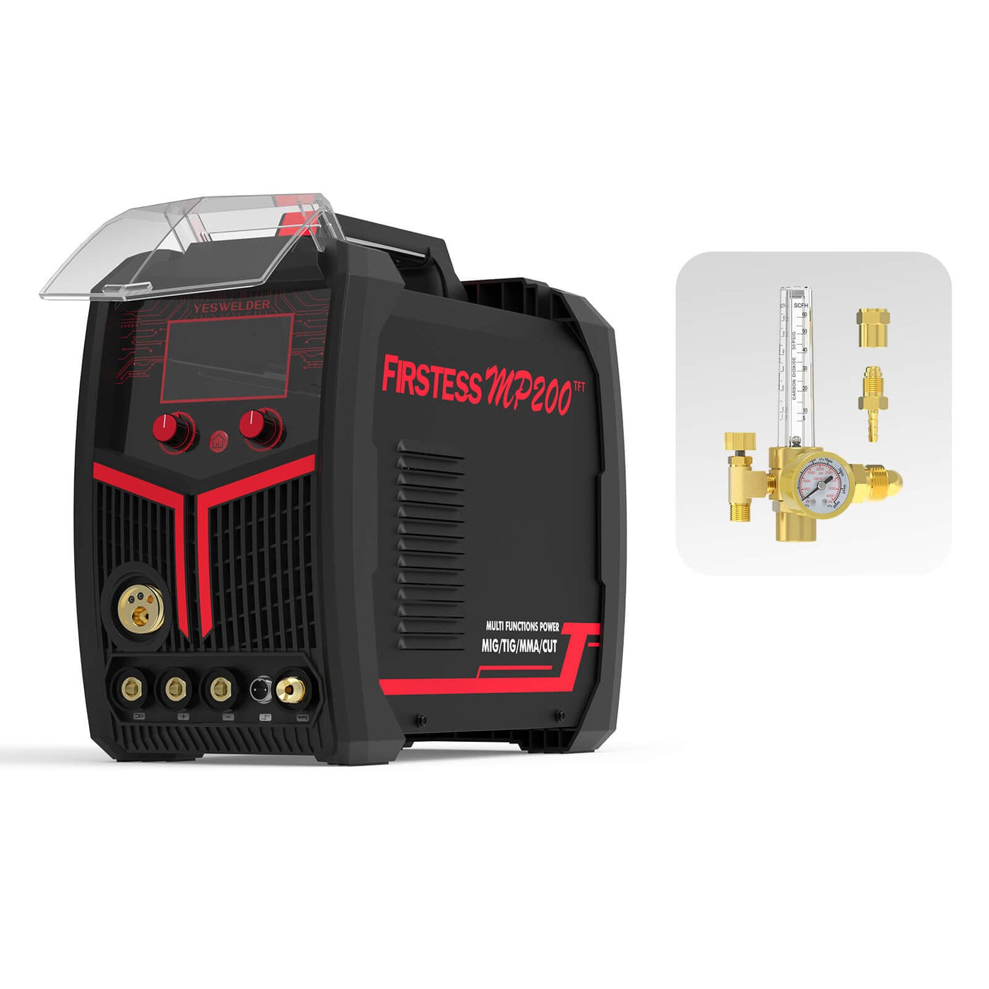 FIRSTESS MP200 5-in-1 Welder & Cutter Hardware > Tools > Welders & Plasma Cutters YesWelder Welder+Regulator 