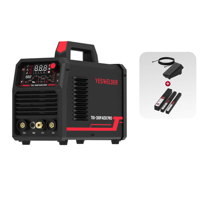 TIG-200P-ACDC-PRO AC/DC Aluminum TIG Welder Hardware > Tools > Welders & Plasma Cutters YesWelder Welder+TIG Bundle 