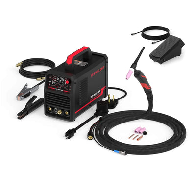 TIG-205P-PRO Pulse TIG Welder Stick/DC TIG/Pulse TIG 3 In 1 TIG Welder Hardware > Tools > Welders & Plasma Cutters YesWelder Welder+Foot Pedal｜ Only $230.99 (Save $98.99) 