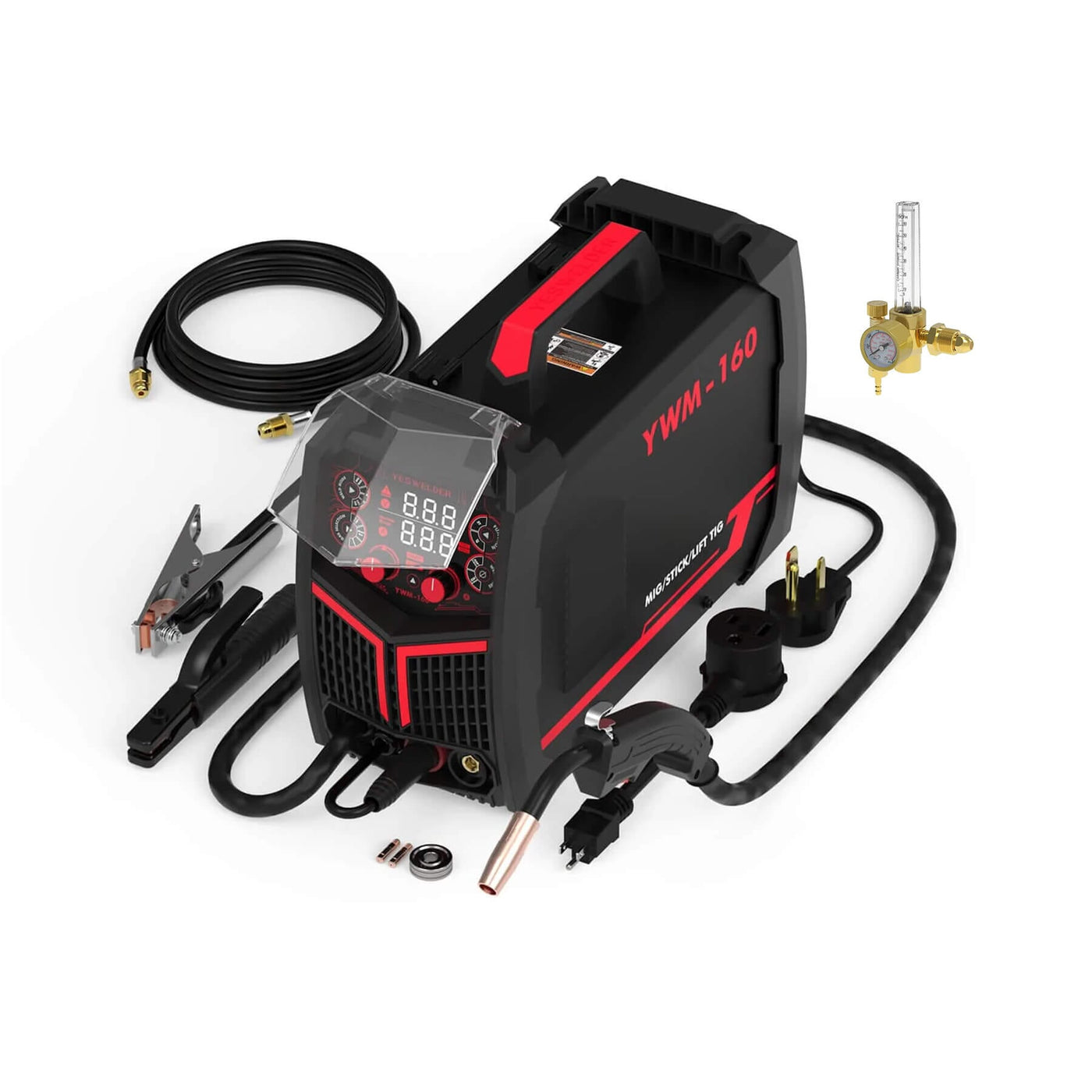 YWM-160 Flexible Manual MIG Controlled Multi-process MIG Welder Hardware > Tools > Welders & Plasma Cutters YesWelder Welder+Regulator｜ Only $186.19 (Save $79.79) 