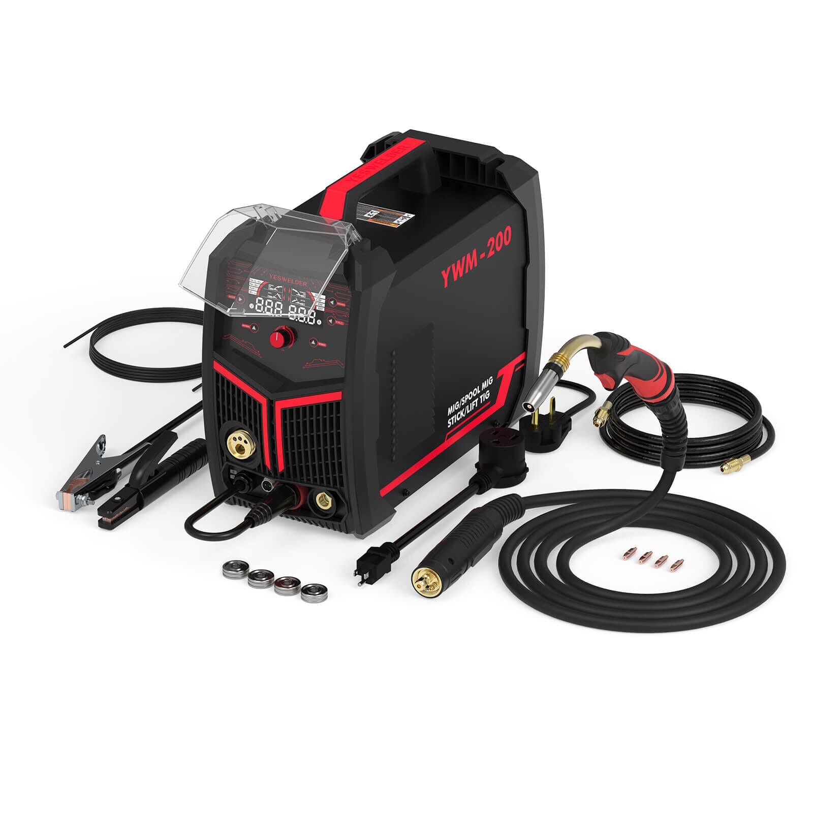 YWM-200 4-in-1 Multi-Process Aluminum MIG Welder