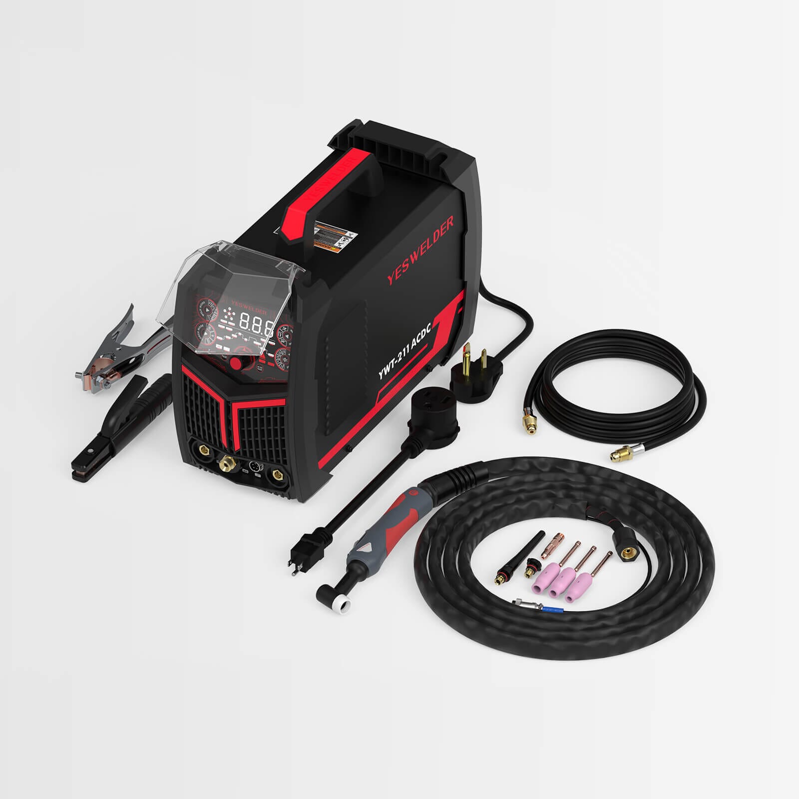 YWT-211ACDC AC Smart Setting Aluminum TIG Welder