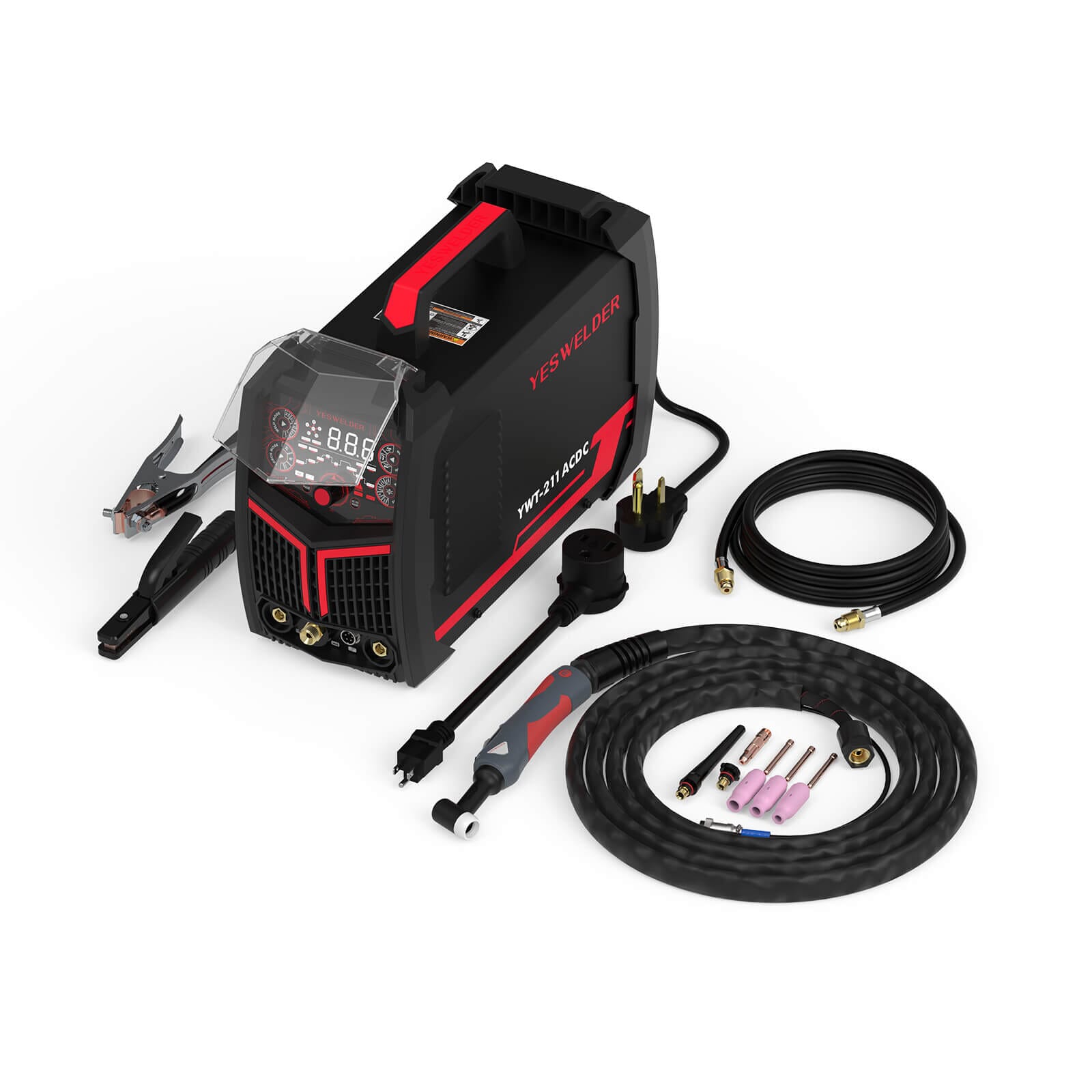 YWT-211ACDC AC Smart Setting Aluminum TIG Welder